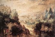 Landscape with Christ and the Men of Emmaus Herri met de Bles